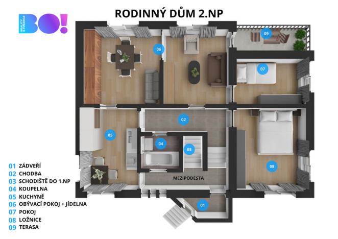 Prodej rodinného domu, Český Těšín, park A. Sikory, 141 m2
