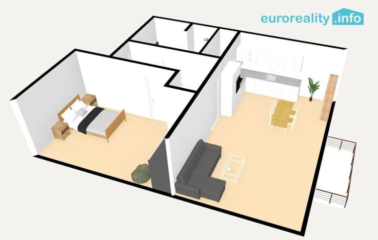 Prodej bytu 2+kk, Plzeň, Poděbradova, 63 m2