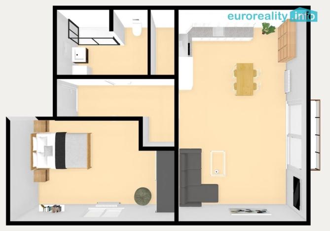 Prodej bytu 2+kk, Plzeň, Poděbradova, 63 m2