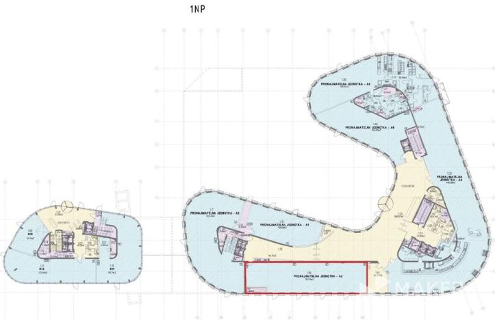 Pronájem kanceláře, Praha - Vokovice, Evropská, 793 m2