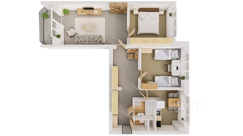 Prodej bytu 3+1, České Budějovice, Písecká, 70 m2
