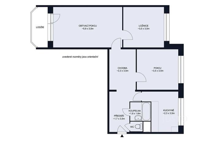 Prodej bytu 3+1, České Budějovice, Písecká, 70 m2