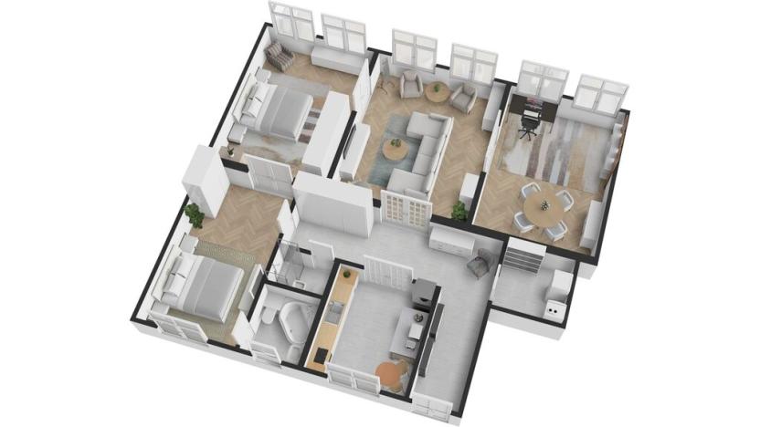 Pronájem bytu 4+1, Praha - Vinohrady, Polská, 134 m2