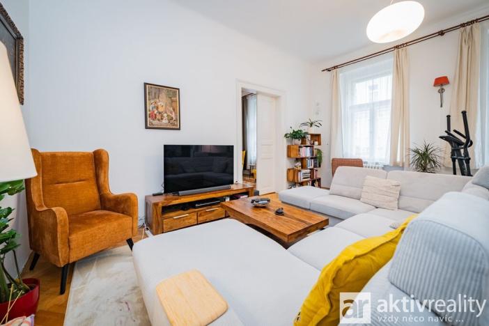 Pronájem bytu 4+1, Praha - Vinohrady, Polská, 134 m2