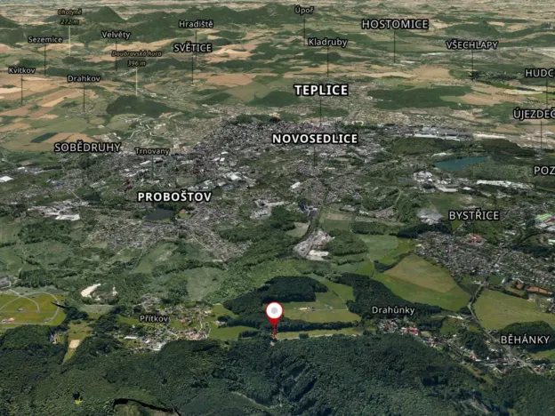 Prodej pozemku pro bydlení, Dubí - Drahůnky, B. Němcové, 3198 m2