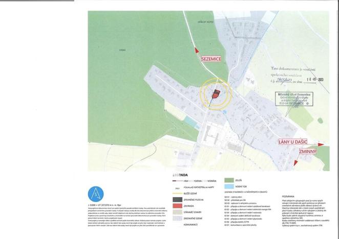 Prodej pozemku pro bydlení, Sezemice, 998 m2