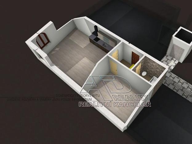 Pronájem bytu 2+kk, České Budějovice, Fráni Šrámka, 59 m2