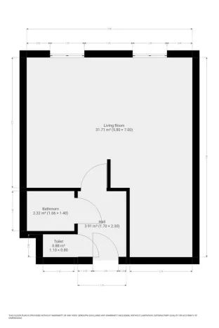 Pronájem bytu 1+kk, Praha - Letňany, Třinecká, 39 m2