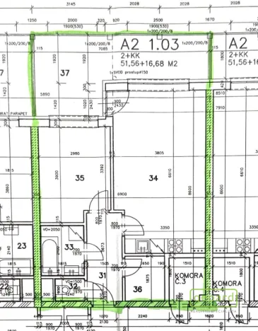 Prodej bytu 2+kk, Olomouc, Janského, 68 m2