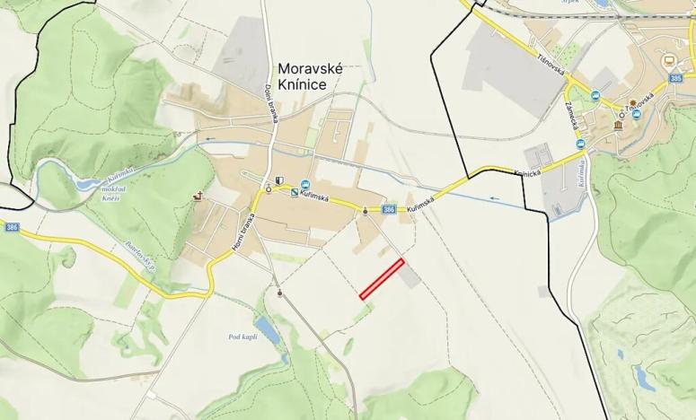 Prodej komerčního pozemku, Moravské Knínice, 6939 m2