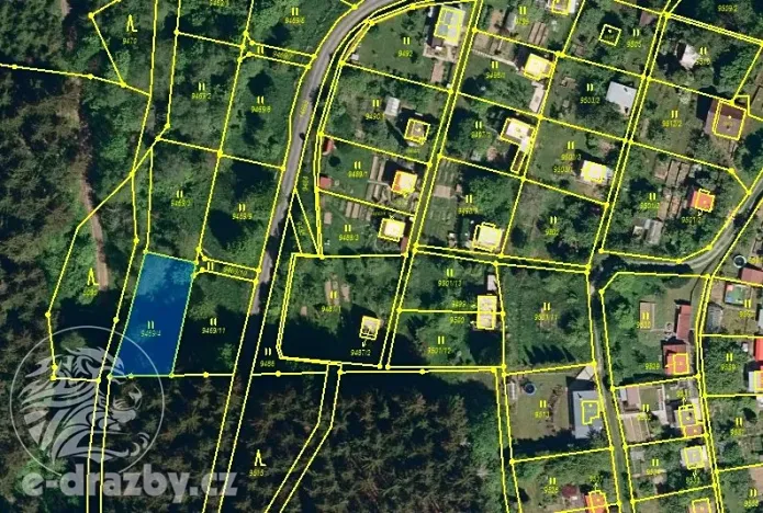 Dražba zahrady, Vsetín, 452 m2