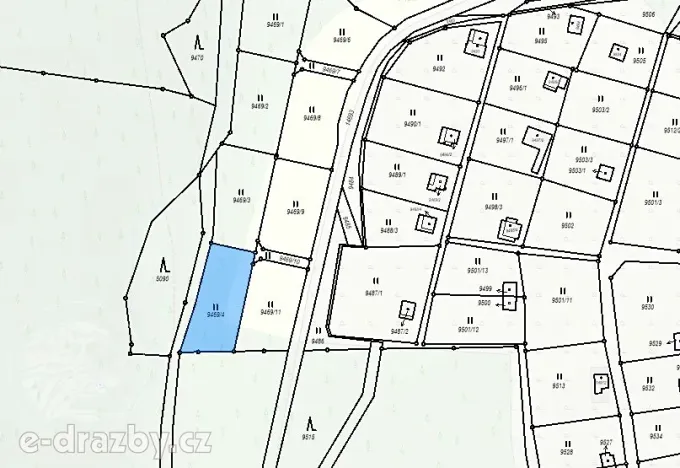 Dražba zahrady, Vsetín, 452 m2