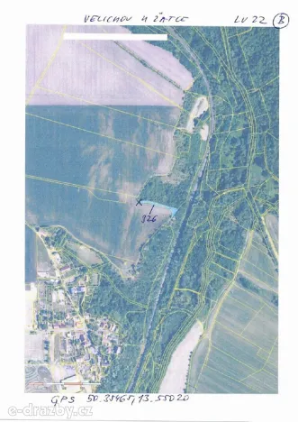 Dražba pozemku, Žatec, 264996 m2