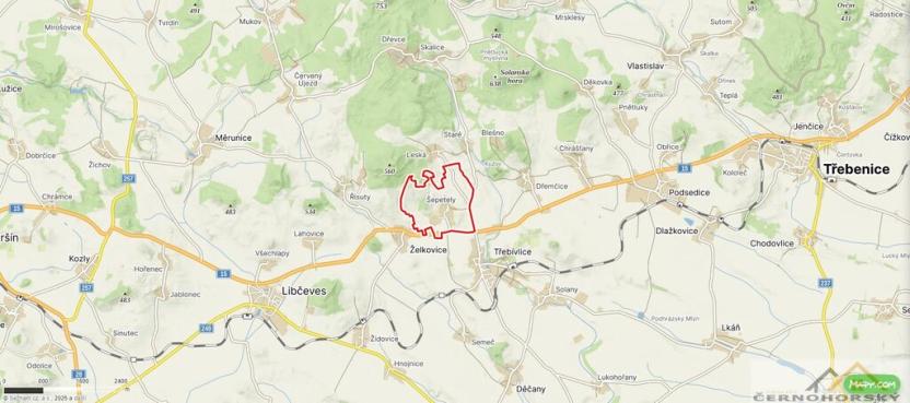 Prodej pole, Třebívlice - Šepetely, 5989 m2
