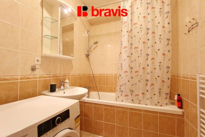 Pronájem bytu 2+kk, Brno, Hrázka, 46 m2