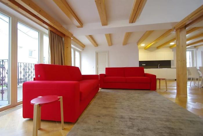 Pronájem bytu 3+kk, Praha - Nové Město, Bolzanova, 199 m2