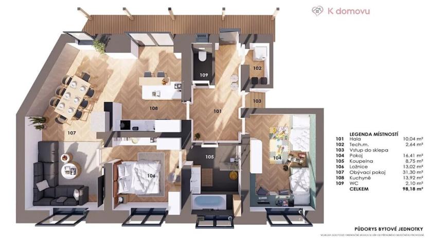 Prodej rodinného domu, Bílovice, 98 m2