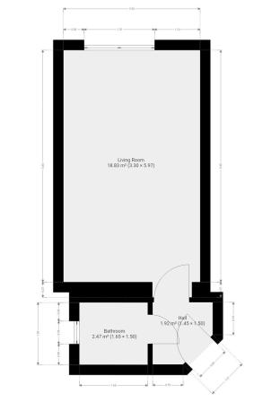 Pronájem bytu 1+kk, Praha - Nusle, Petra Rezka, 23 m2