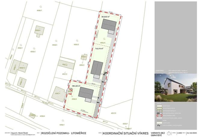 Prodej pozemku pro bydlení, Litoměřice, 2650 m2