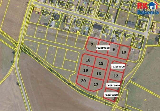 Prodej pozemku pro bydlení, Rožďalovice, Polní, 967 m2