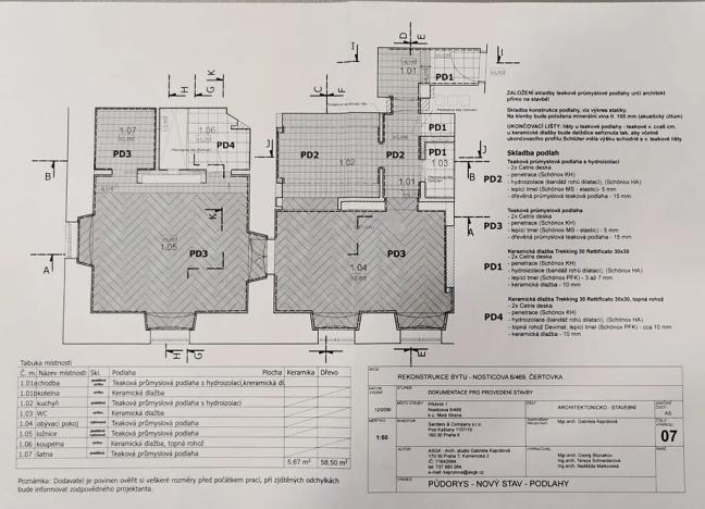 Pronájem bytu 2+1, Praha - Malá Strana, Nosticova, 67 m2