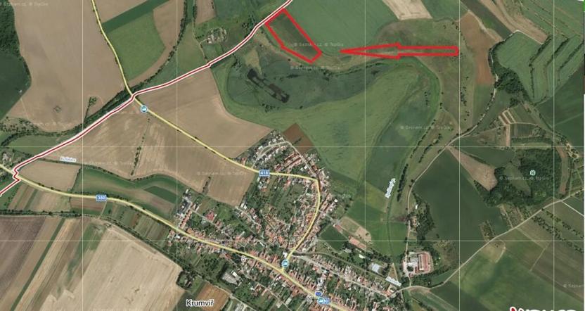 Prodej pole, Krumvíř, 11646 m2