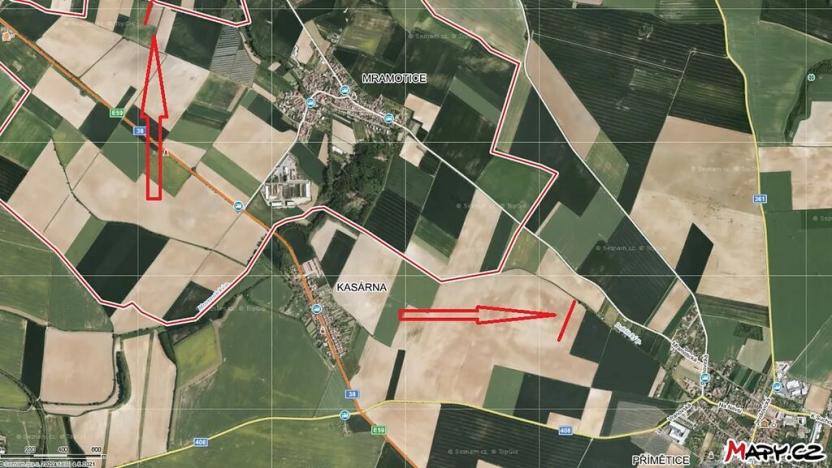 Prodej pole, Znojmo, 3550 m2