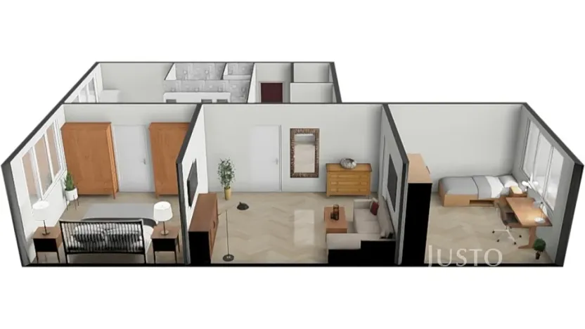 Prodej bytu 3+1, Netolice, 9. května, 62 m2