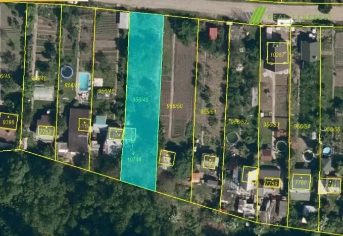 Prodej zahrady, Hodonín, 710 m2