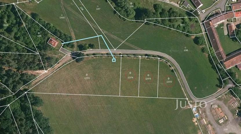 Prodej pozemku pro bydlení, Kuřimany, 1025 m2