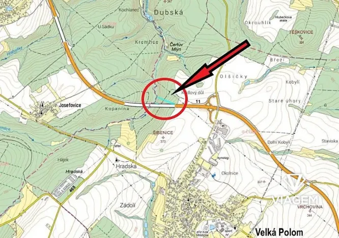 Prodej lesa, Velká Polom, 4543 m2