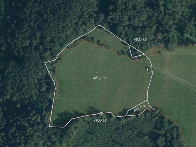 Dražba louky, Hanušovice, 53256 m2