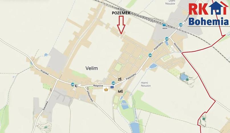 Prodej pozemku pro bydlení, Velim, Karlova, 885 m2