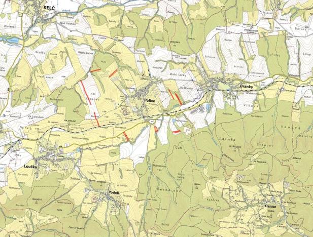 Prodej pole, Police, 51014 m2