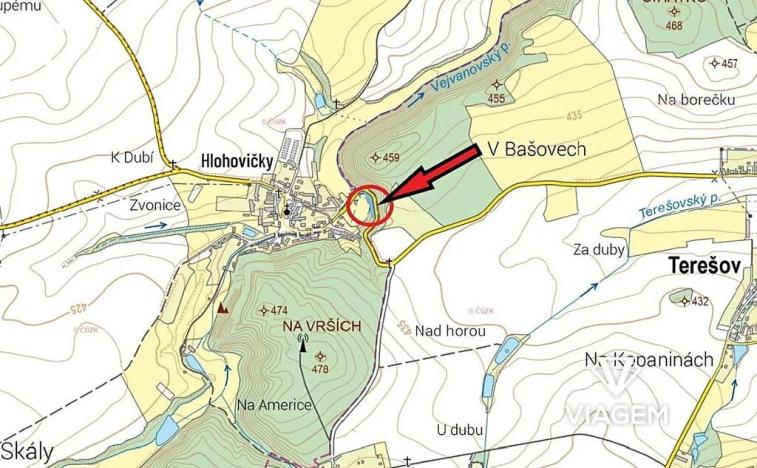 Prodej lesa, Hlohovice, 1712 m2