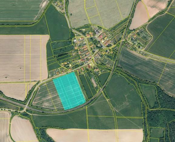 Dražba pole, Velečín, 26965 m2