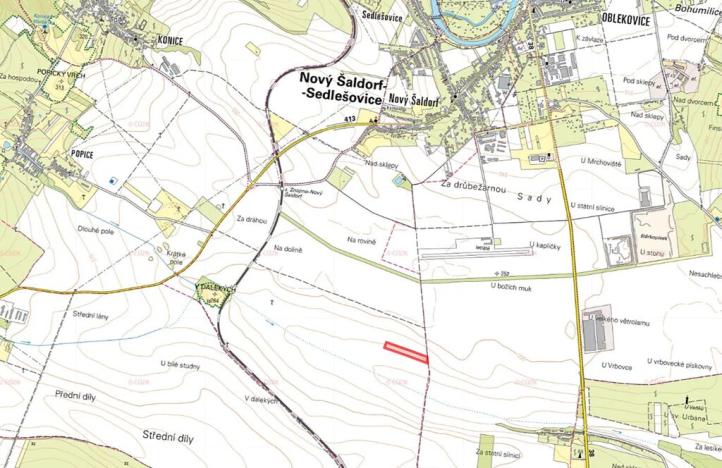 Prodej pole, Nový Šaldorf-Sedlešovice, 16200 m2
