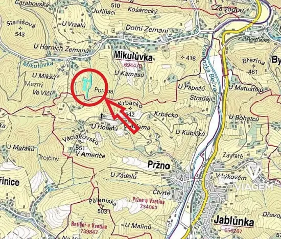 Prodej lesa, Mikulůvka, 28243 m2