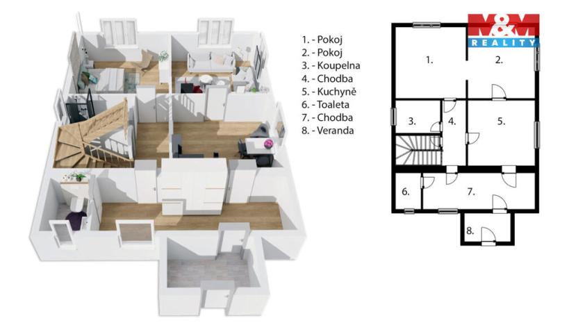 Prodej rodinného domu, Choltice - Ledec, 180 m2
