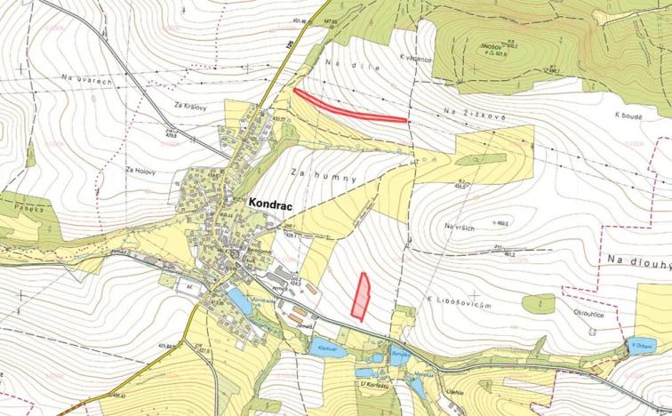 Prodej pole, Kondrac, 18422 m2