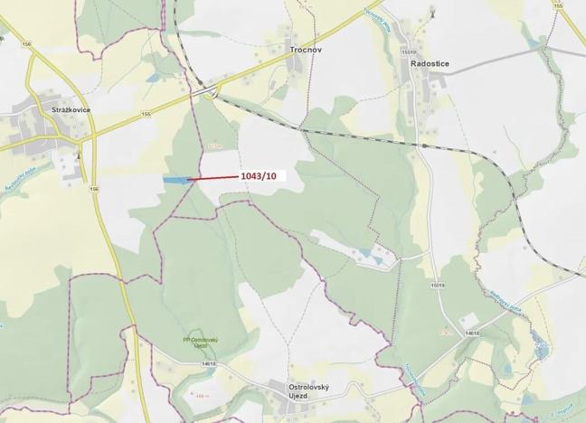 Dražba lesa, Stehlovice, 11078 m2