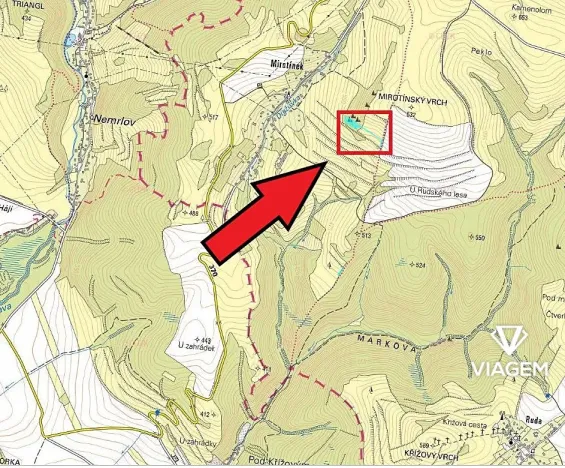 Prodej lesa, Tvrdkov, 5303 m2