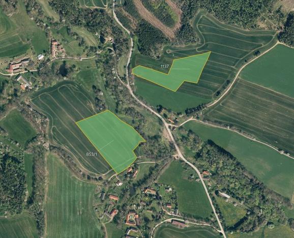 Prodej louky, Slapsko, 43591 m2