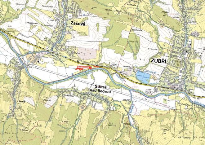 Prodej pole, Zašová, 12303 m2