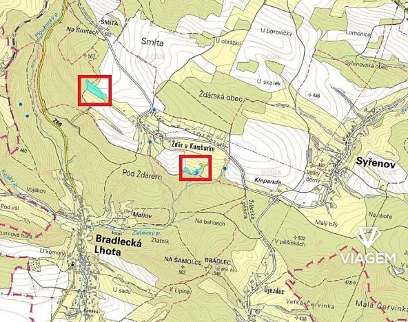 Prodej podílu lesa, Syřenov, 4521 m2
