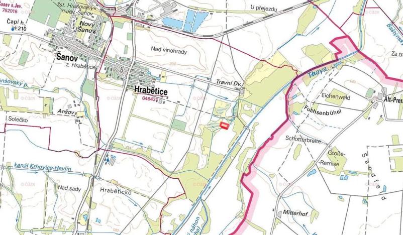 Prodej pole, Hrabětice, 9343 m2