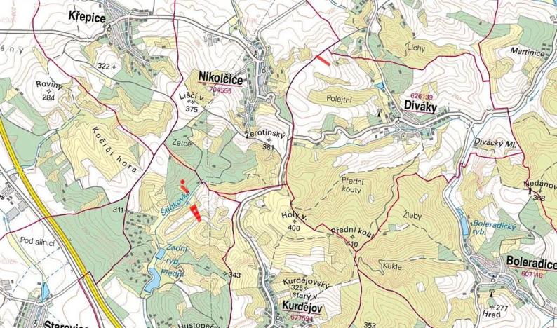 Prodej pole, Hustopeče, 9319 m2