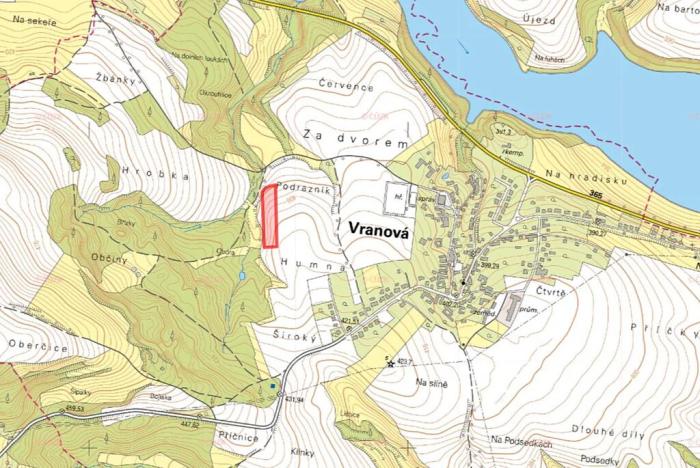 Prodej pole, Vranová, 7790 m2