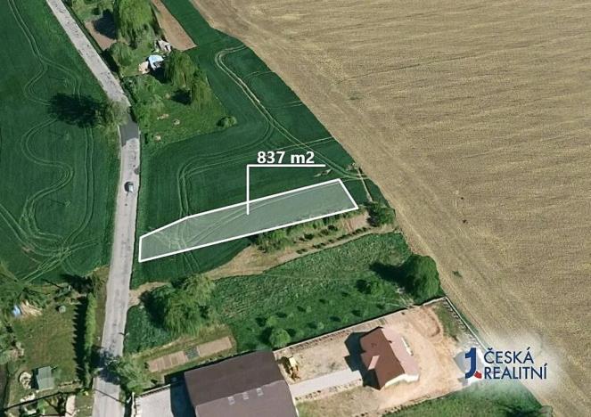 Prodej podílu pole, Lhota Rapotina, 421 m2