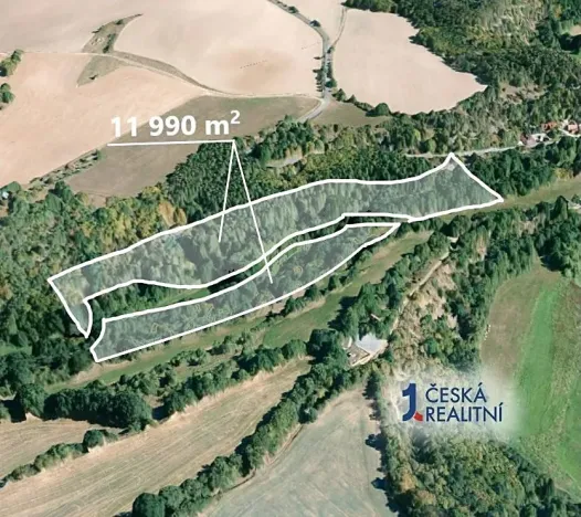 Prodej podílu zahrady, Bojanovice, 2997 m2